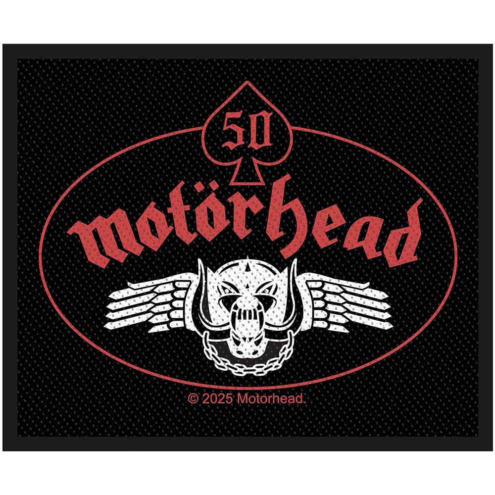 Motorhead - Skull Wing Patch - Black